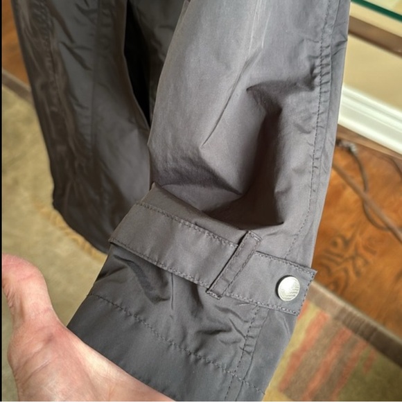 COLE HAAN BLACK LIGHTWEIGHT ALL WEATHER COAT W/HOOD - Picture 12 of 16